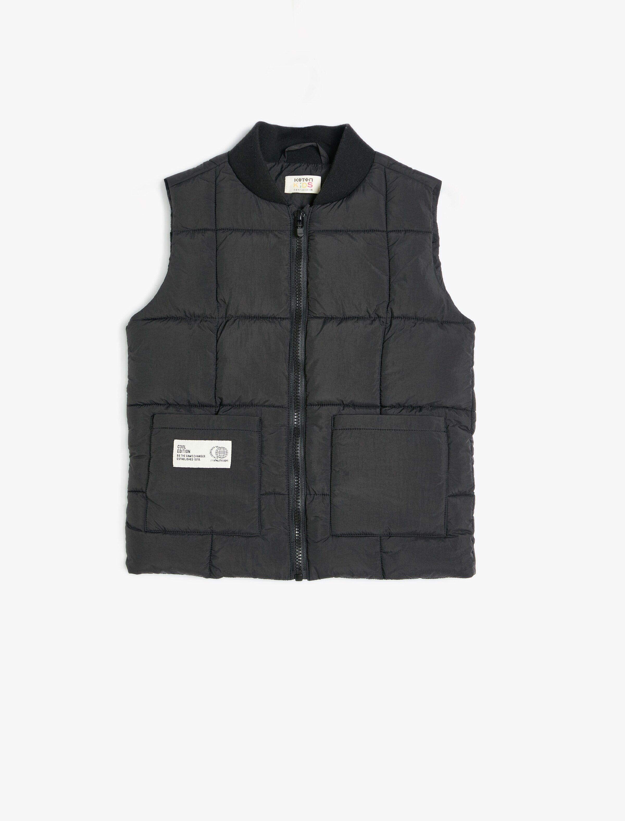 Koton Bodywarmer 'Anorak ' in Zwart: voorkant