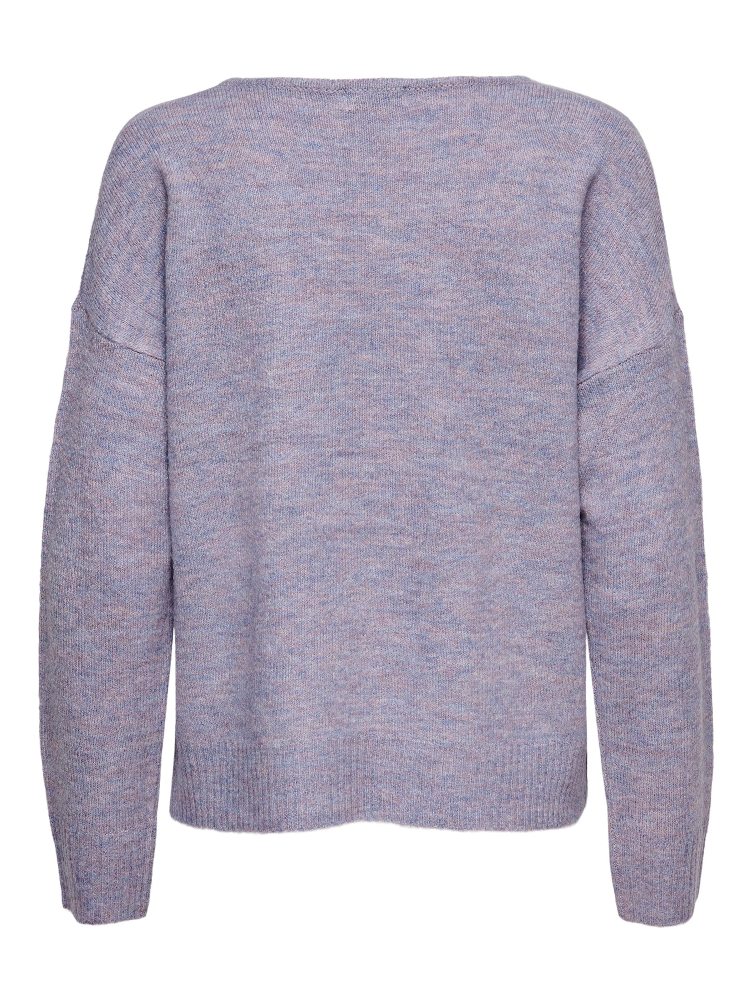 JDY Sweater 'Elanora' in Purple