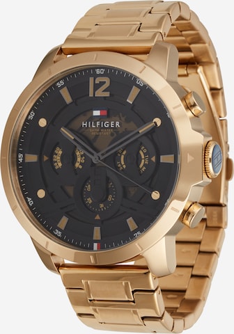 TOMMY HILFIGER - Relógios analógicos em ouro: frente