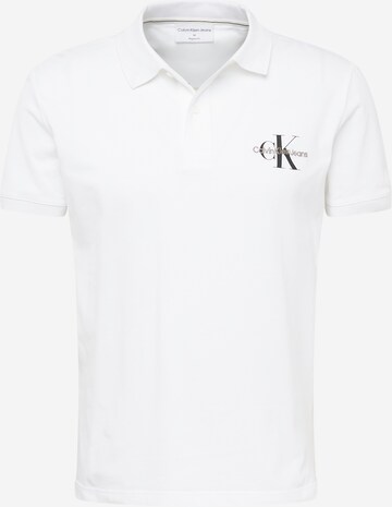 T-Shirt Calvin Klein Jeans en blanc : devant