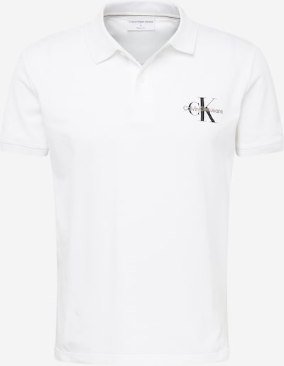 Calvin Klein Jeans Majica u tamno bež / crna / bijela, Pregled proizvoda