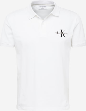 T-Shirt Calvin Klein Jeans en blanc : devant