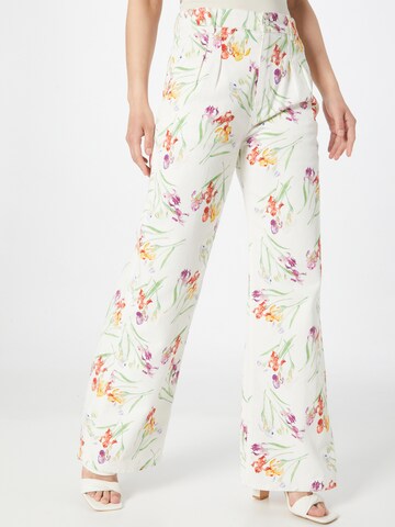 Wide Leg Pantalon UNITED COLORS OF BENETTON en blanc : devant