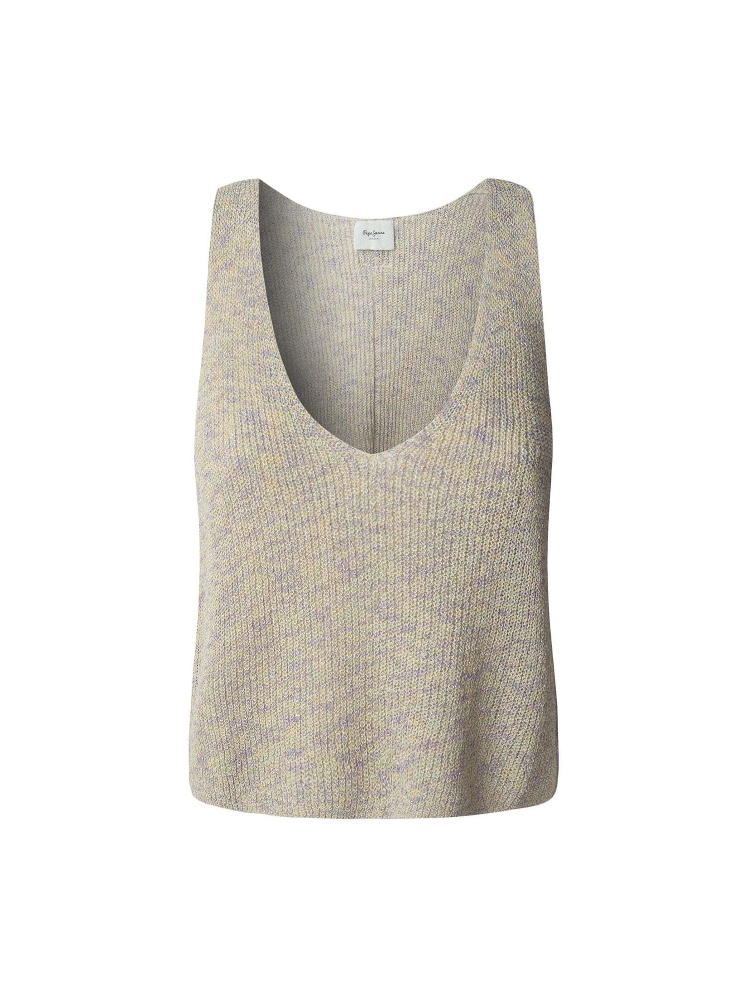 Pepe Jeans Knitted top 'Claire' in White: front
