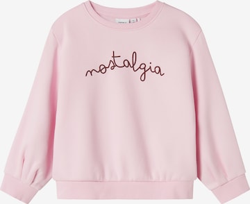 Felpa 'NMFOVI' di NAME IT in rosa: frontale