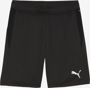 PUMA Regular Workout Pants in Black: front