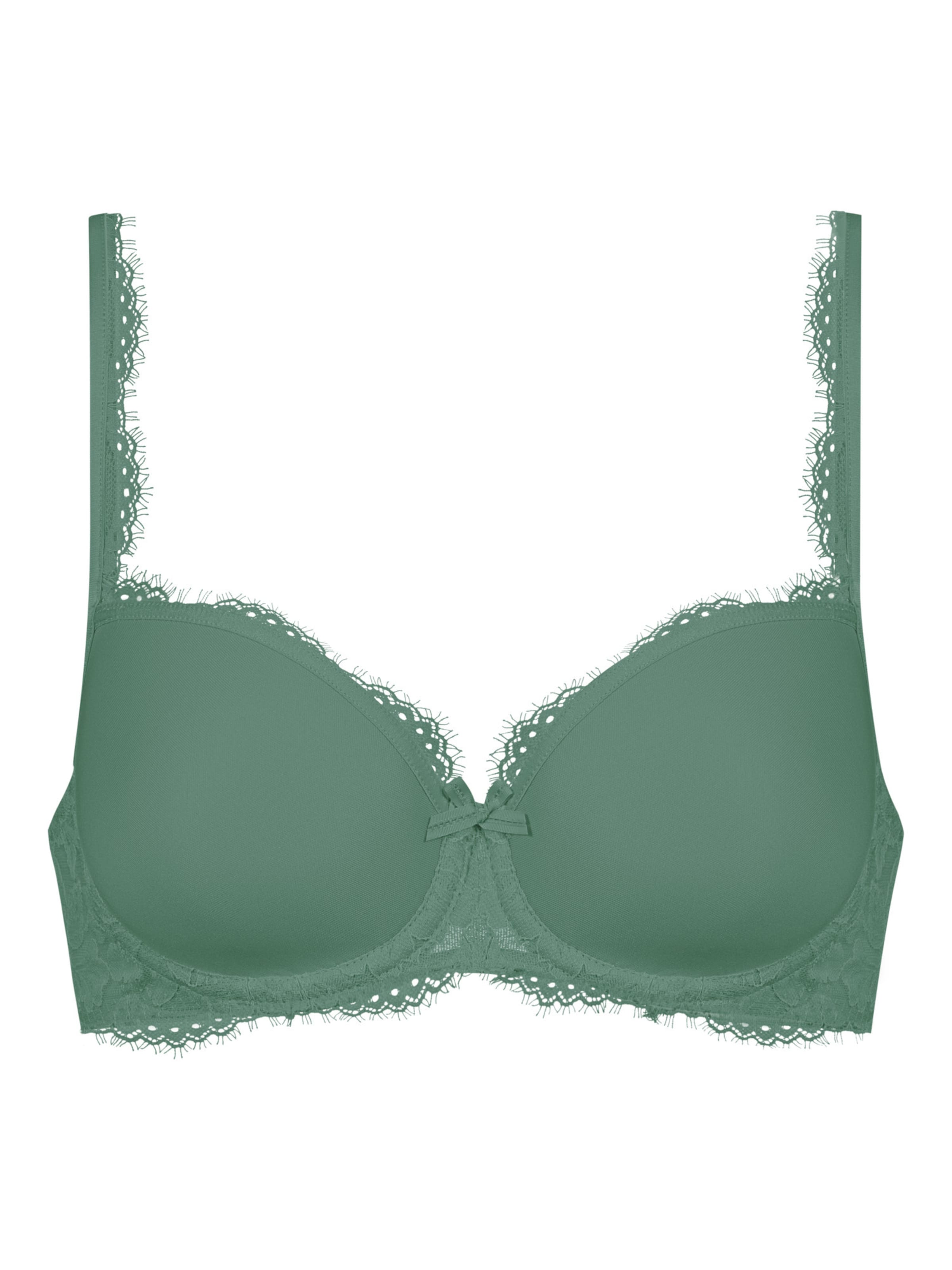 Mey Push-up BH 'Amazing' in Grün: Vorderseite