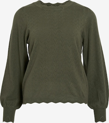 VILA Tröja 'VIEMI' i grön: framsida