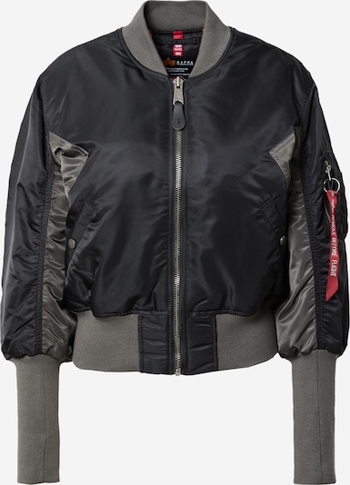 ALPHA INDUSTRIES Kevad-sügisjope khaki / punane / must / valge, Tootevaade