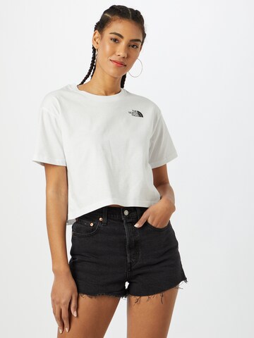 THE NORTH FACE Performance Shirt in White: front