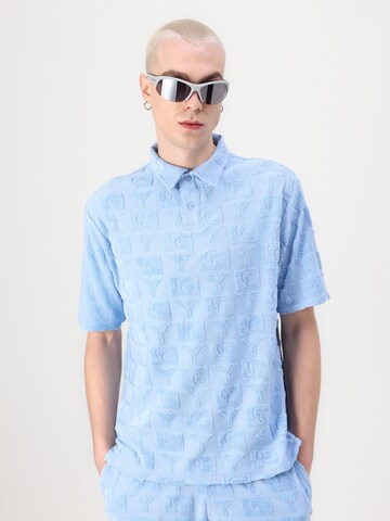 Carlo Colucci Regular Trousers 'Egarter' in Blue