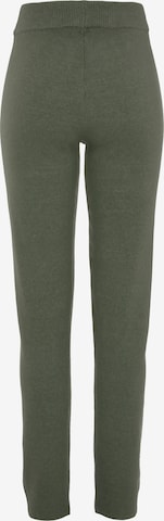 Skinny Pantalon LASCANA en vert