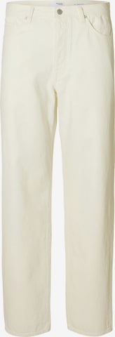 balta SELECTED Standartinis Džinsai 'SLH196 SCOTT': priekis