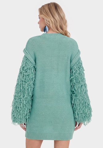 IZIA Gebreid vest in Blauw
