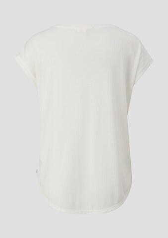 T-shirt QS en blanc