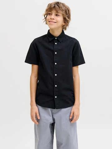 Coupe regular Chemise 'JJEBreeze' Jack & Jones Junior en noir : devant