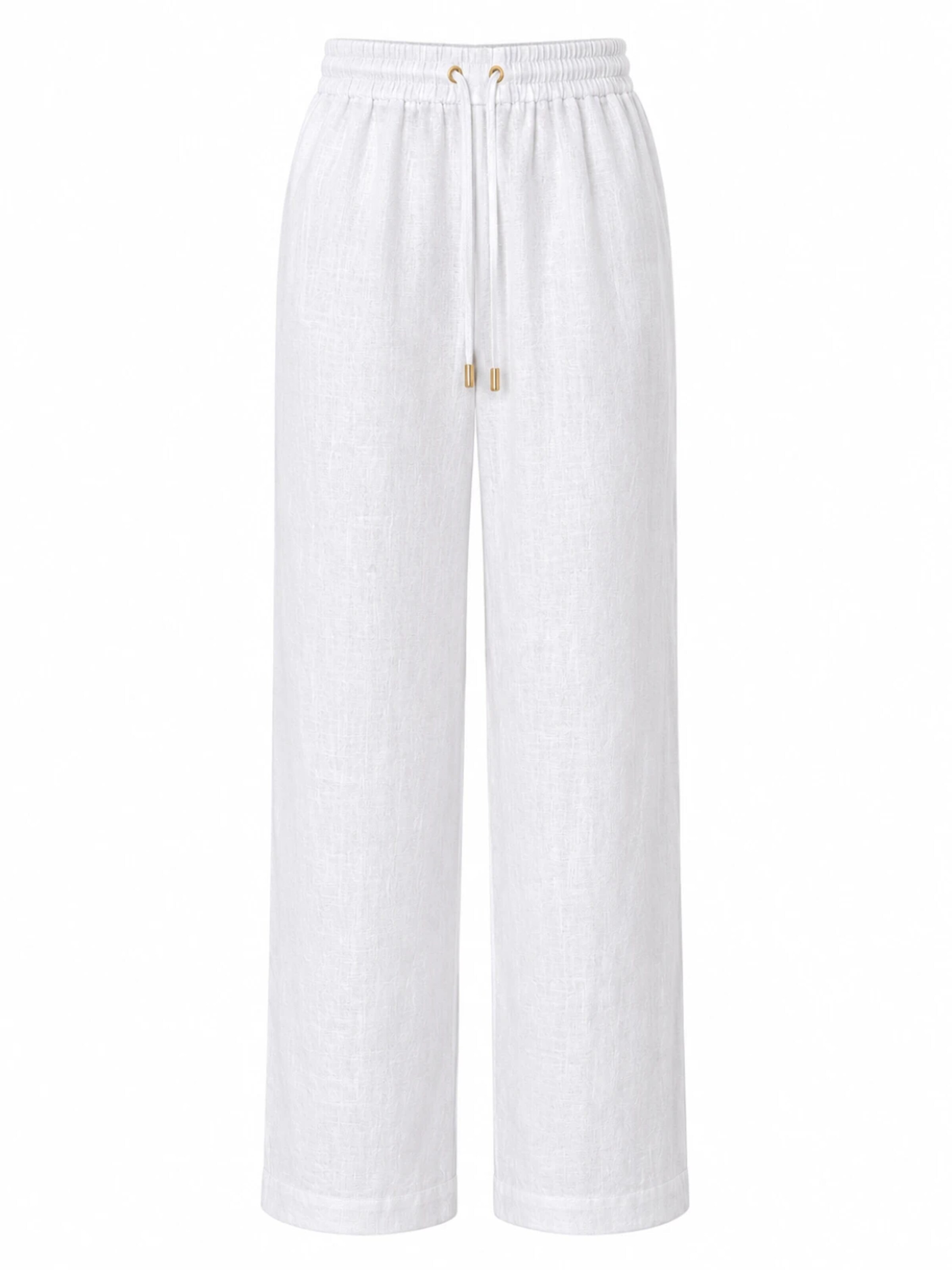BREEZERA Wide leg Pants in White: front