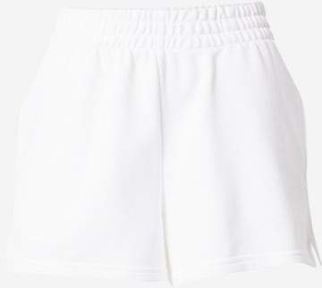 Gina Tricot Regular Trousers 'Remi' in White: front