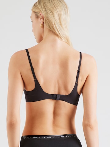 Invisible Soutien-gorge SLOGGI en noir : derrière