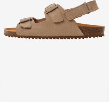 MANGO KIDS Sandals & Slippers 'Carlo' in Brown: front