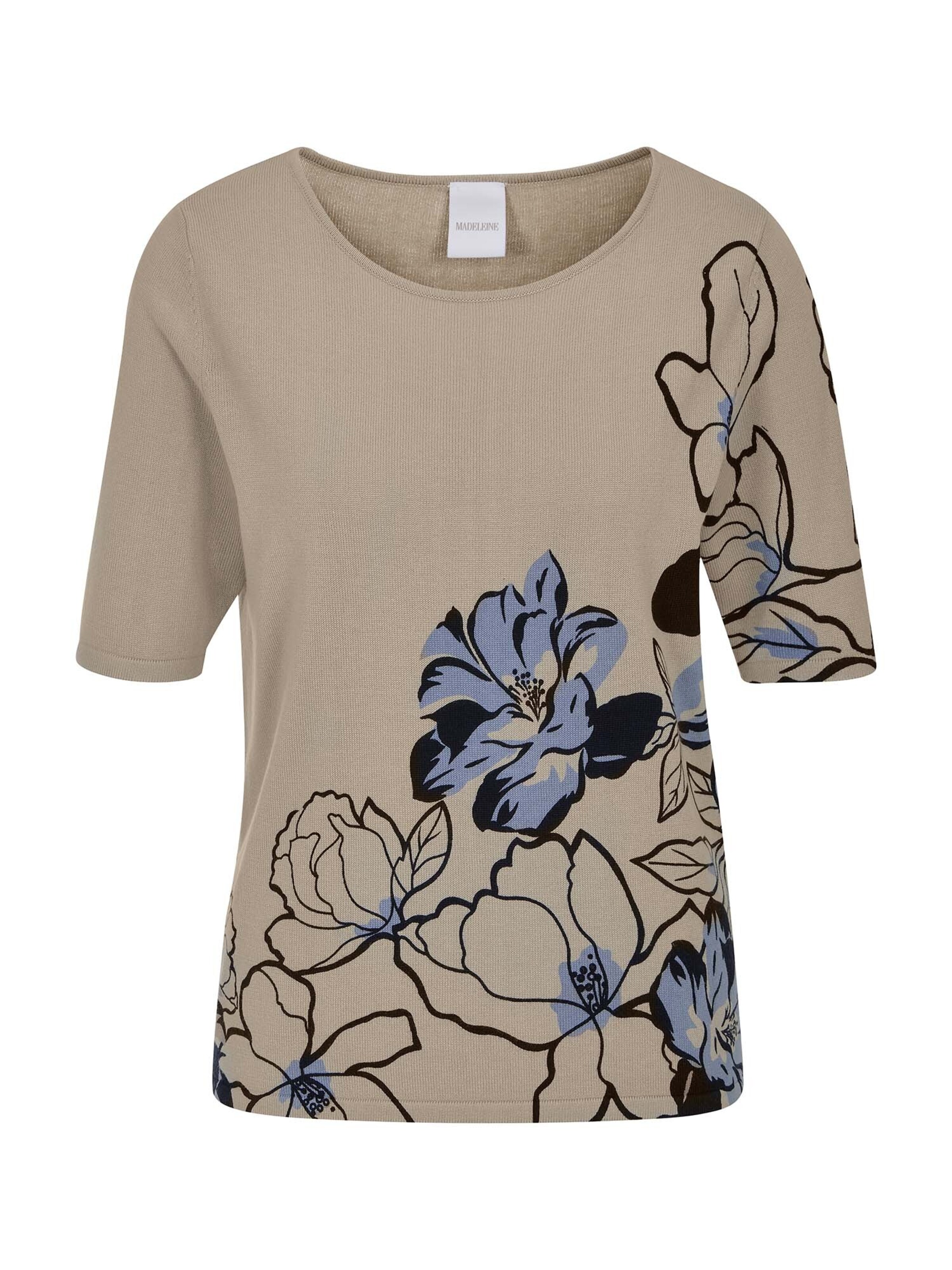 MADELEINE Trui in de kleur Blauw / Grijs, Productweergave