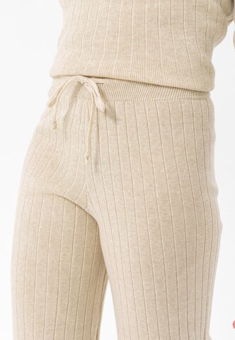 Jimmy Sanders Slimfit Housut värissä beige