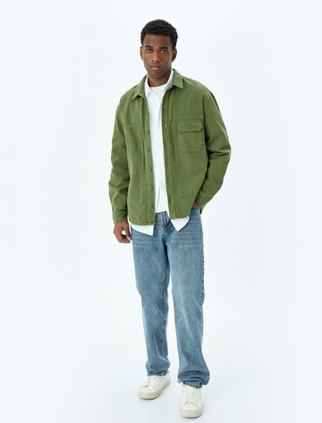 Koton Between-Season Jacket in Green