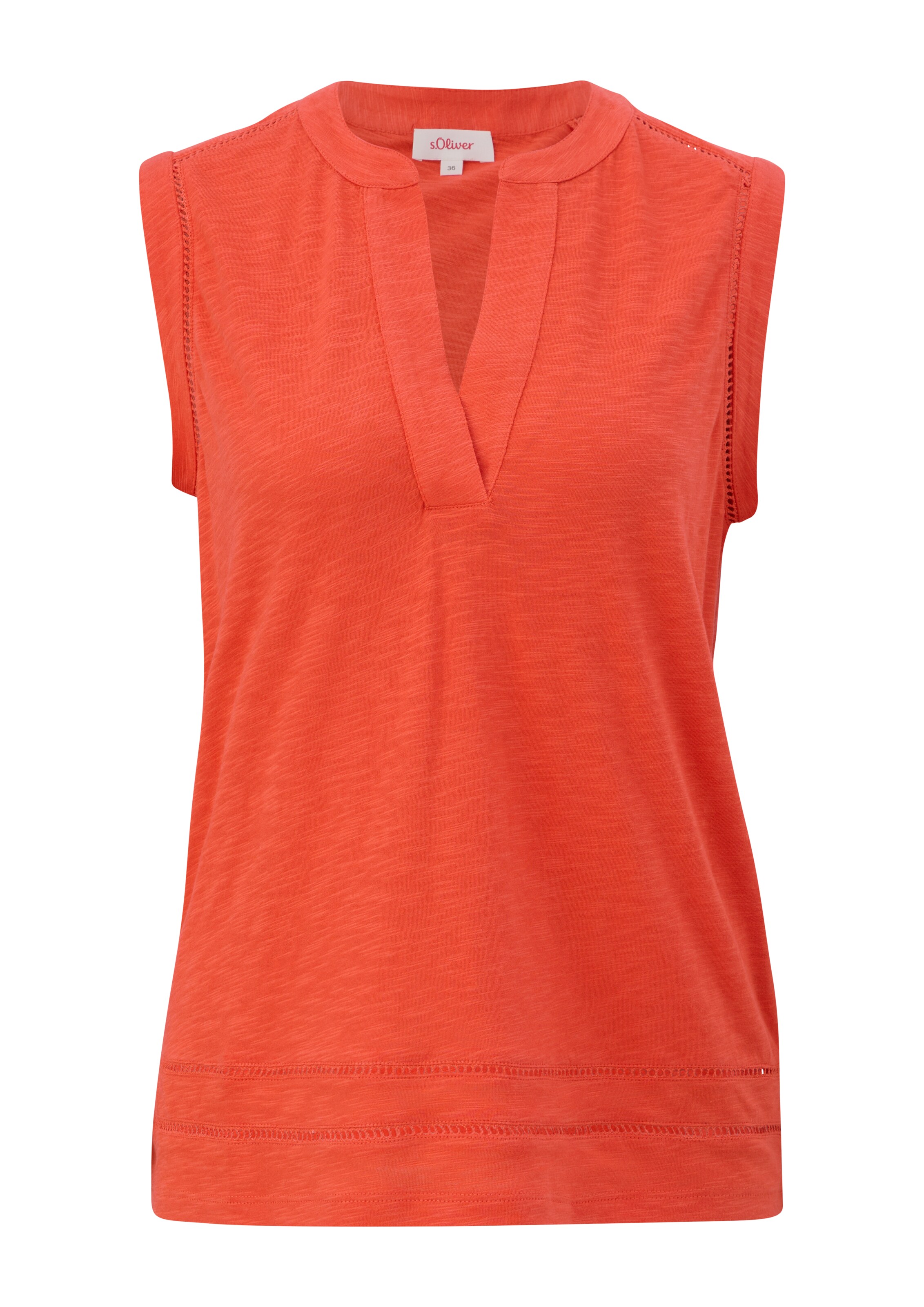 s.Oliver Blouse in Oranje: voorkant