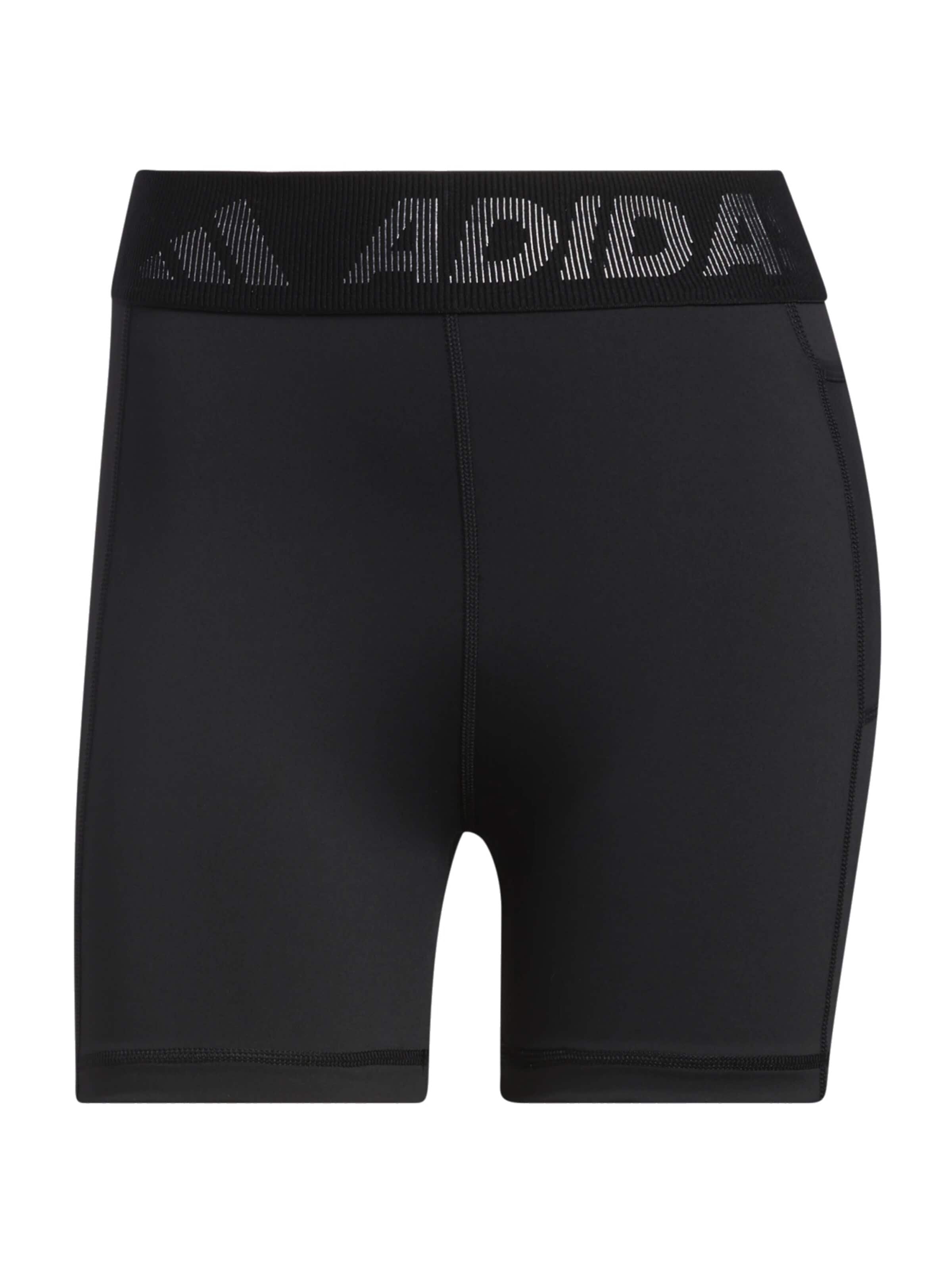 ADIDAS PERFORMANCE Pantalon de sport 'adidas Techfit Badge Of Sport Short Tights' en L en noir, Vue avec produit