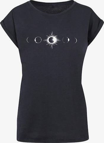 Merchcode Shirt 'Godsmack - Lunar Phases' in Blauw: voorkant