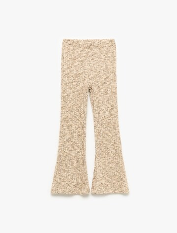 Koton Flared Trousers in Beige