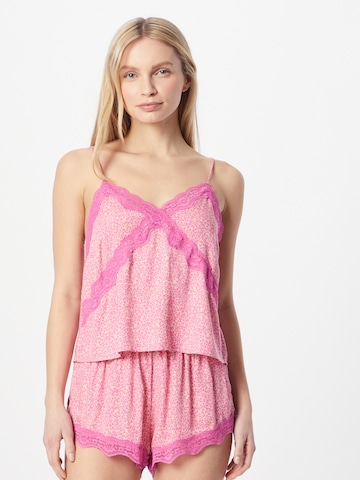 Chemise de nuit Hunkemöller en rose : devant