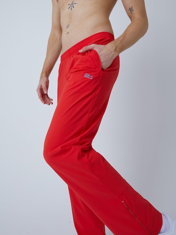 SPORTKIND Regular Sportbroek in Rood