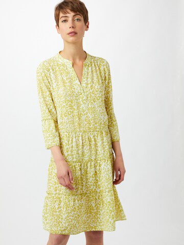 Robe-chemise Cartoon en jaune : devant