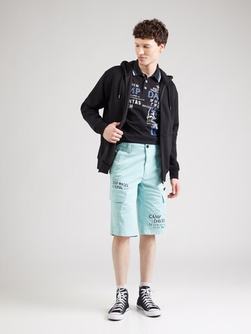 Regular Pantalon cargo CAMP DAVID en vert