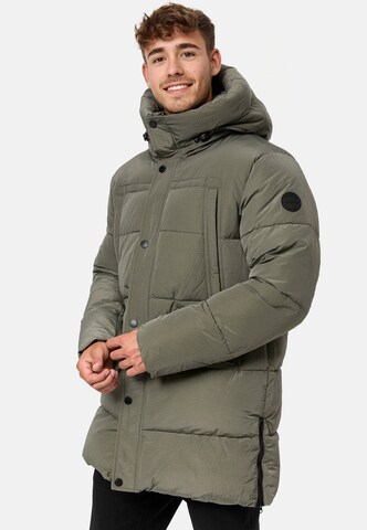 INDICODE JEANS Winterparka 'Kasper' in Groen