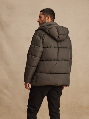 DAN FOX APPAREL Winter jacket 'Jayson' in Grey