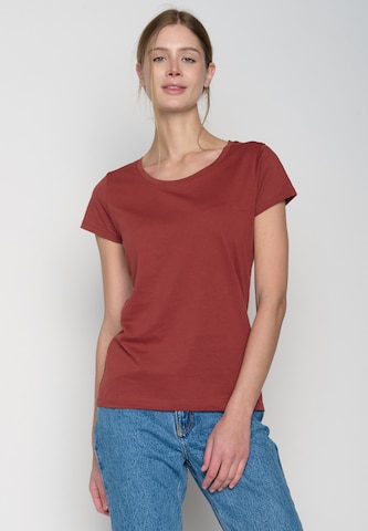 GREENBOMB Shirt in Rood: voorkant