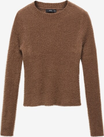 Pull-over 'PEACHY' MANGO en marron : devant