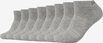 SKECHERS Ankle Socks in Grey: front