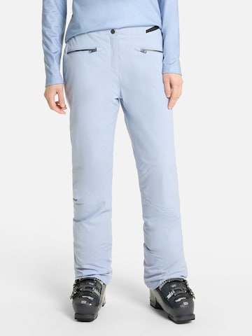 ZIENER Slim fit Outdoor Pants 'TILLA' in Blue: front