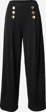 Guido Maria Kretschmer Women Wide Leg Hose 'Hale' in Schwarz: predná strana