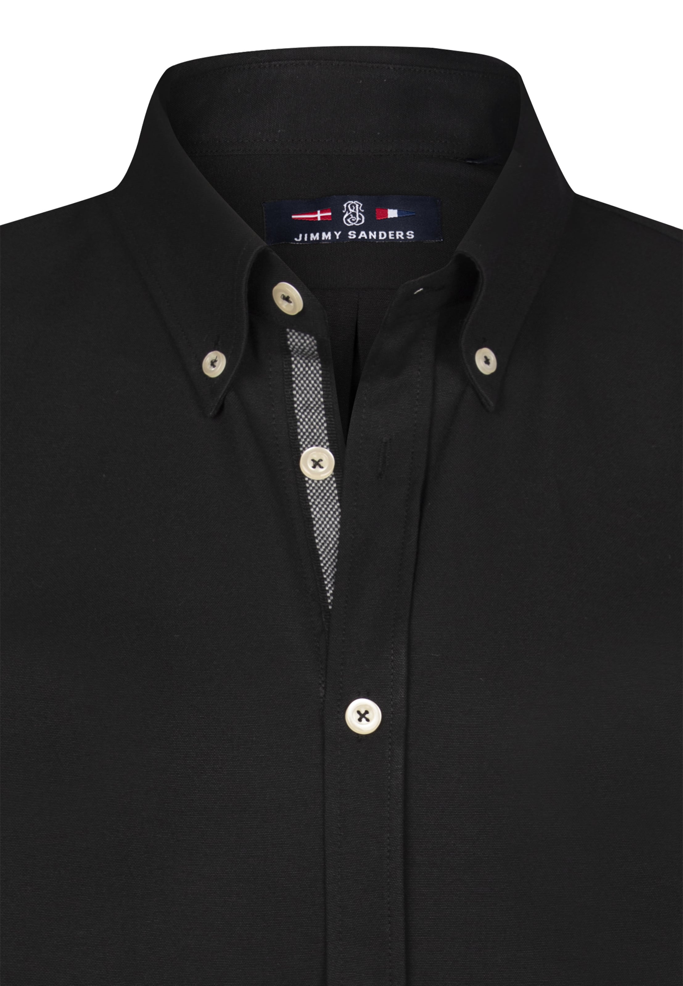 Jimmy Sanders Regular fit Πουκάμισο για το γραφείο σε μαύρο