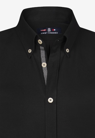 Jimmy Sanders Regular fit Button Up Shirt in Black