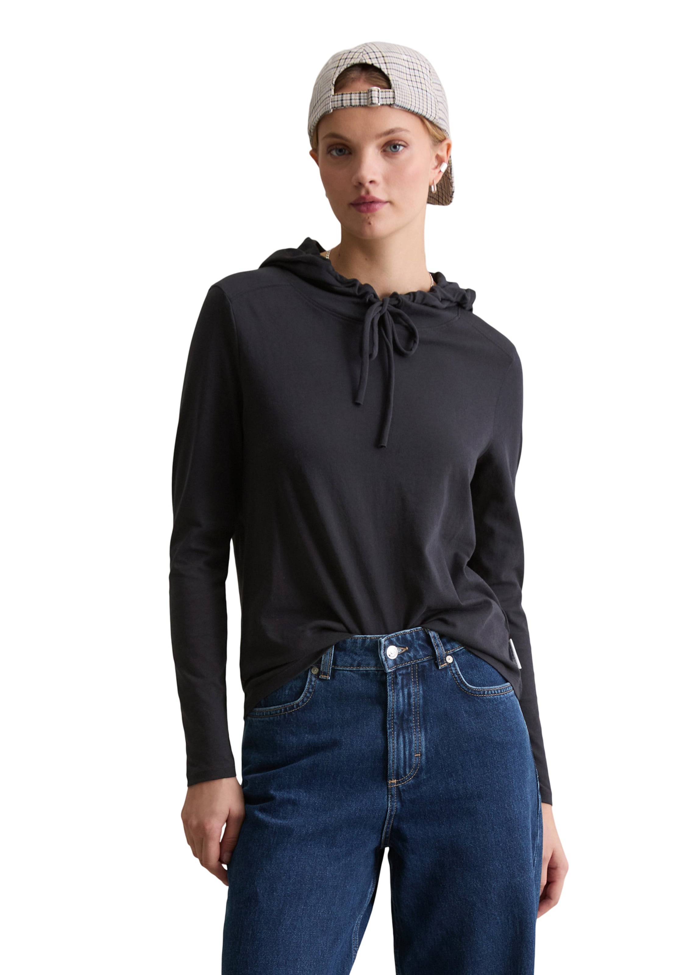 Marc O'Polo DENIM Футболка в Черный: спереди