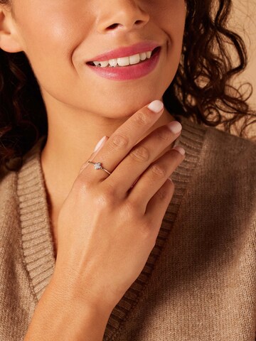 Lucardi Ring in Silver: front