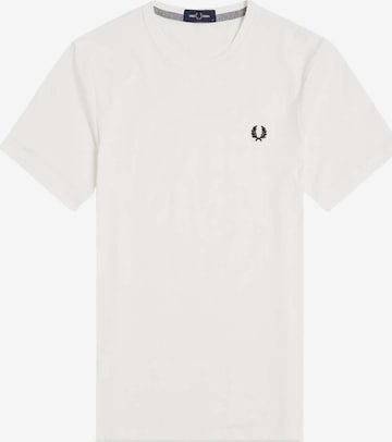 Fred Perry Shirt in Wit: voorkant