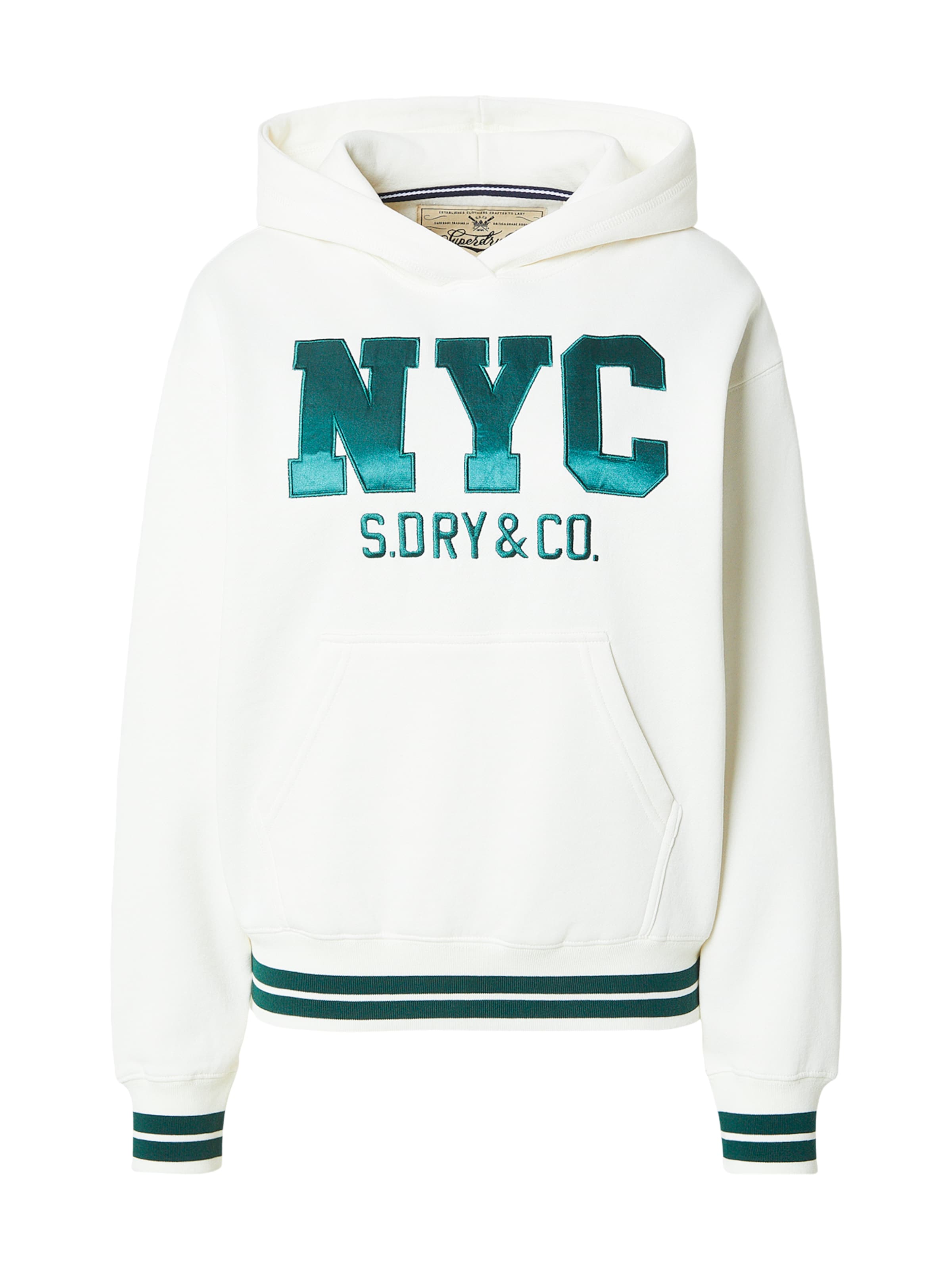 Superdry & Co Tréning póló - bézs: elől