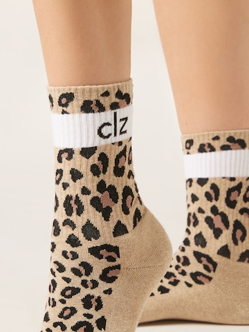 CALZEDONIA Socks in Brown