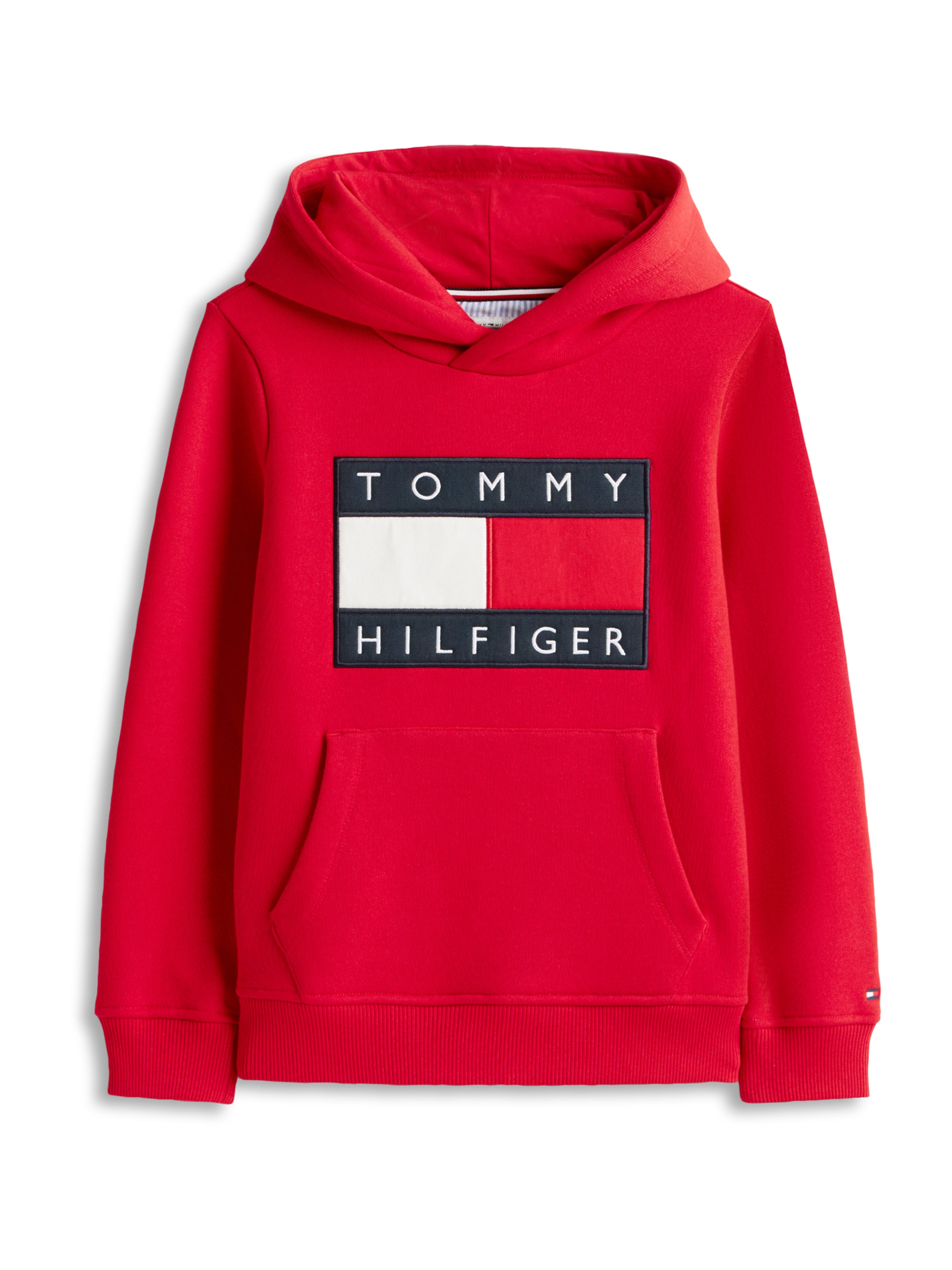 TOMMY HILFIGER - Sweatshirt 'HERITAGE' em vermelho: frente